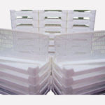 white food trays for drying and freezing